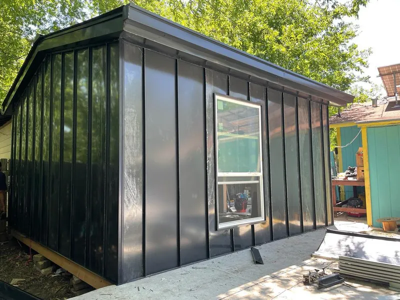 Black standing seam metal wall panels for Roof Inspection in Fort Myers